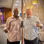 Livan Hernandez and Eliam posing for a picture together